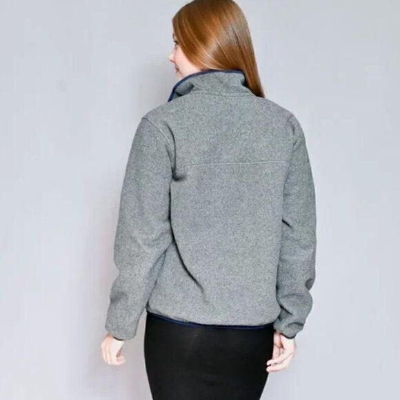 Patagonia Gray Navy Synchilla Pullover Womens Extra Small - Picture 16 of 16